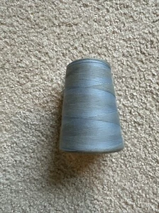 Vintage Coats And Clark’s Cotton Thread Cone 6000 Yr 1214 Blue Gray Cotton Wrap - Picture 1 of 5