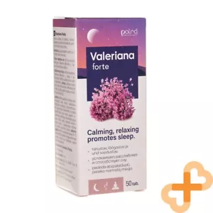 Baldrian Forte Beruhigend Entspannend Fördert Schlaf Ergänzung 50 Tabletten - Bild 1 von 24