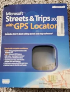 MICROSOFT STREETS AND TRIPS 2006 WITH GPS LOCATOR SOFTWARE ONLY - Picture 1 of 5