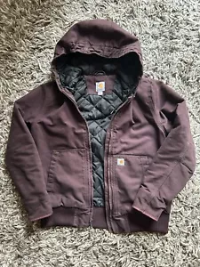 Carhartt Jacke Jugend Jungen Größe M 8-10 weinrot braun - Bild 1 von 5
