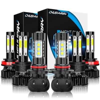 Combo faros LED haz alto-bajo + bombillas antiniebla para Hyundai Veracruz 2007-2011 Foto 1 de 4