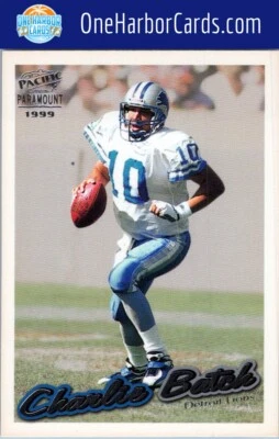 1999 Pacific Paramount Detroit Lions #83 Charlie Batch - Image 1 of 2