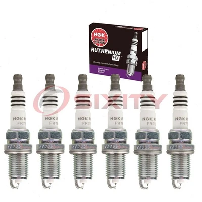 6 bujías NGK Rutenio HX para Volkswagen EuroVan 1997-2000 2,8 L V6 pl Foto 1 de 4