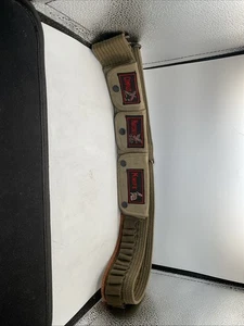 Ammunition Belt - Vintage AMMO Adjustable Belt - Green - Picture 1 of 5