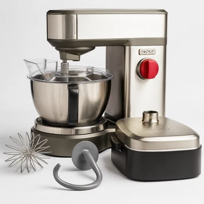 Wolf Gourmet Stand Mixer w/ All Attachments Meat Grinder WGSM100S Excellent Cond - Image 1 of 4