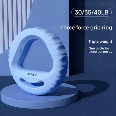 1 peça 3 níveis silicone aperto de mão fortalecedor portátil dedo exercício treinador - Imagem 1 de 4