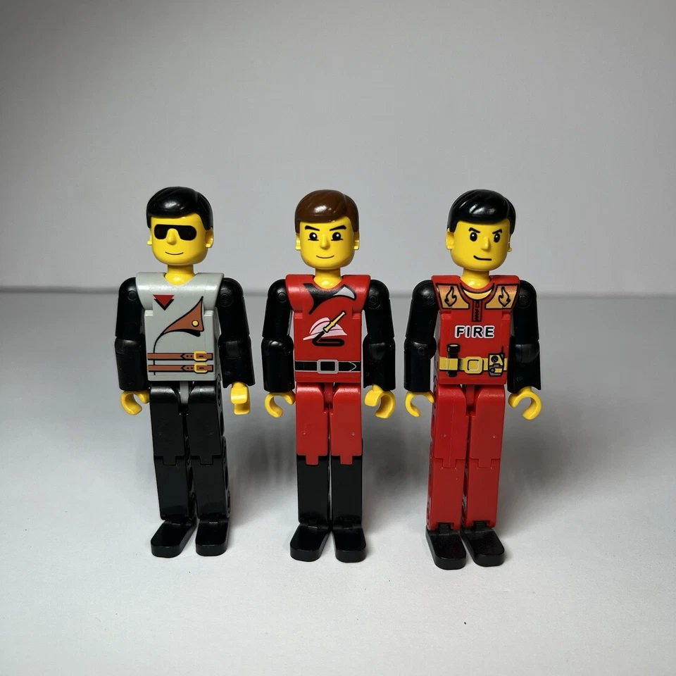 LEGO Technic Figure Fireman Firefighter Firemen Lot Of Two - Image 1 of 4