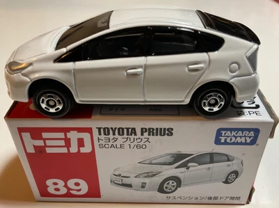 Tomica 1/60 Scale Toyota Prius White #89 - Image 1 of 4