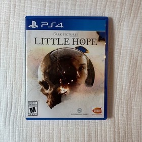 Sony PS4 Game - Little Hope with Blue Case