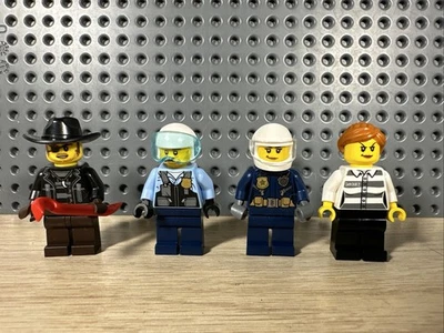 Juego completo de minifiguras Lego City Police set helicóptero persecución 60243 ladrones Foto 1 de 4