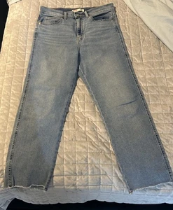Signature Levi Strauss Heritage High-Rise Straight Jeans Raw Hem Größe 10/30 - Bild 1 von 8