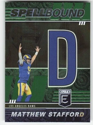 2022 Donruss Elite #SB-MS8 Matthew Stafford FOOTBALL Los Angeles Rams - Image 1 of 2