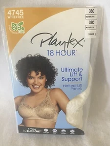 Playtex 18 Hour Ultimate Lift and Support Bra 4745 NEW OPENED - Picture 1 of 9