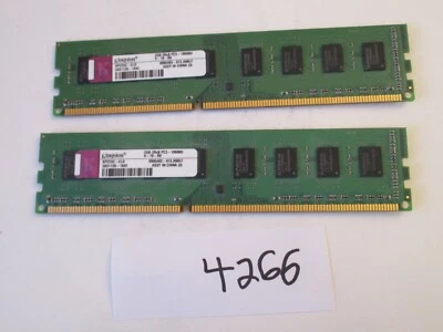 Kingston KP223C-ELD 2x2Gb=4Gb PC3-10600 1333Mhz DDR3 Desktop Memory RAM (4266) - Image 1 of 2