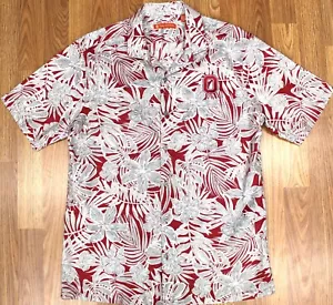 CAMISA OHIO STATE BUCKEYES 100% ALGODÓN ESTAMPADO FLORAL TALLA MEDIANA, M - Imagen 1 de 4