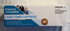 Cartucho de tóner láser premium compatible cian CBTN210C expiración 11/2016 NUEVO - Imagen 1 de 4