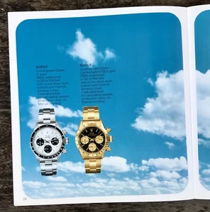 ROLEX 1977 Catalogue 5513 1665 DAYTONA 6263 6265 16750 1019 1016 1655 OEM / - Picture 1 of 12