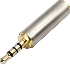 ADATTATORE JACK da 2.5 mm FEMMINA MINI a 3.5 mm MASCHIO CONNETTORE CUFFIE AUX - Picture 1 of 12