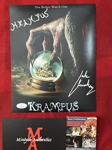 Luke Hawker foto autografata firmata 8x10 Krampus JSA COA horror - Foto 1 di 2