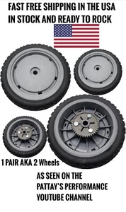 Toro 107-3709 Räder 2er SET für Toro SR4 GRAU IN FARBE - Bild 1 von 7