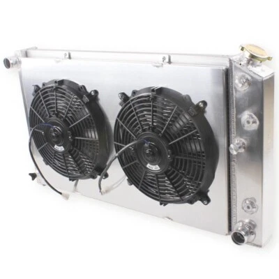 Ventilador de cubierta de radiador de 3 filas/núcleo para Buick Wildcat 1966-1969/1968-1972 Skylark Foto 1 de 4