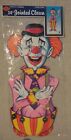 Vintage 1990 Beistle Halloween Creepy 34" Jointed Clown Party Decoration NEW NOS