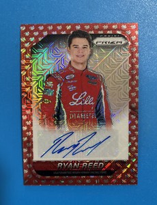 2016 Ryan Reed Panini Prizm Red Flag Cracked Prizm 20/50 Autograph #RR