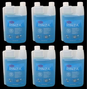 NEW 6-PACK Urnex RINZA Espresso Machine Milk Frother Steam Wand Cleaner 33.6oz - Picture 1 of 12