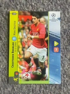Cristiano Ronaldo Manchester Utd Panini Champions League 2008-09 TRADE CARD 168 - Bild 1 von 2