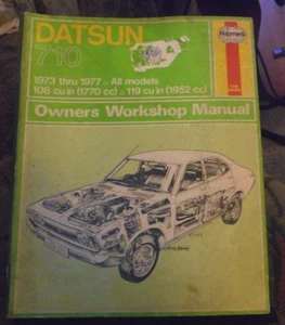 Haynes Datsun 710 Owners Workshop Manual, 1973 Thru 1977 No. 235 by J. H.... - Picture 1 of 2