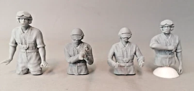 Britische Panzer Besatzung English Tank Crew Challenger   4er Set  1:16 - Bild 1 von 4