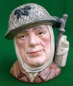 ROYAL DOULTON “THE SOLDIER” SMALL CHARACTER JUG - D6876. - Picture 1 of 10