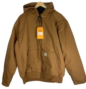 Carhartt Loose Fit Washed Duck Insulated Coat Jacket J130-M Size XL- NWT - Picture 1 of 9