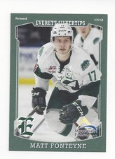 2017-18 Everett Silvertips (WHL) Matt Fonteyne (San Jose Barracuda)