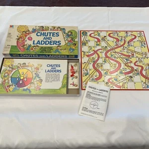 1979 Vintage CHUTES AND LADDERS Board Game Milton Bradley 4555 New Pieces - Picture 1 of 9
