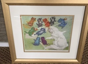 The Carters Ink Company Nicely Framed Print Carters Kittens A Staehle Artist - Picture 1 of 1