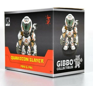 Doom Eternal Doomguy White Quakecon 2021 Variant Slayer Statua Set Spille 3 - Foto 1 di 10