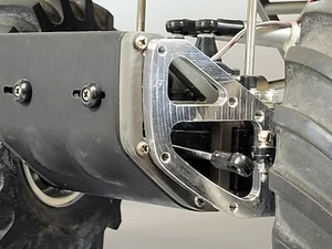 Aluminum Pair Side Axle Bumper Guard Bracket Mount Plate Tamiya 1/10 TXT-1 TXT1 - Picture 1 of 5