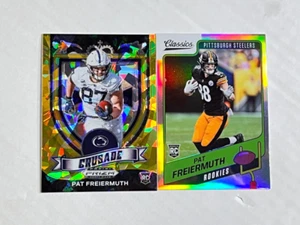 PAT FREIERMUTH LOT OF 2 2021 Panini Classics HOLO PRIZM RC + GOLD CRACKED ICE RC - Bild 1 von 3