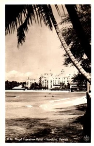 Hawaii HI Honolulu Royal Hawaiian Hotel Postcard RPPC Real Photo - Picture 1 of 2