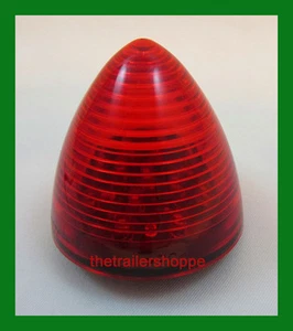 Maxxima 2-1/2" Round Beehive Side Clearance Marker light 13 LED Red - Picture 1 of 1