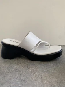 Jeffrey Campbell Wedge Platform Thong Sandals Mule Size 9.5 - Picture 1 of 8