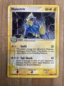 Manectric 7/106 - EX Emerald Holo Rare - Pokemon TCG DAMAGED - Picture 1 of 2