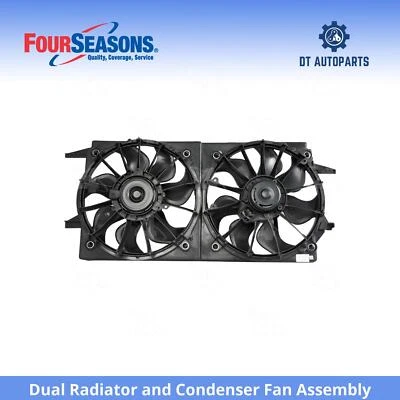 For 1997 Oldsmobile Cutlass Supreme Dual Radiator  Condenser Fan Assy 4 Sea - Image 1 of 4