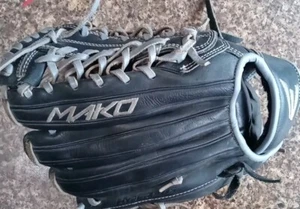 GUANTE DE BÉISBOL ASTON MAKO BEAST MKYBST1150 Negro Mano Izquierda 11.5" Profesional - Imagen 1 de 6