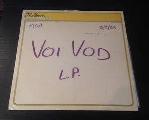 Voivod Nothingface LP Wrong Mix Acetate Double Side. Vinyl - THE UNIQUE COPY - Picture 1 of 4