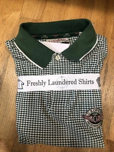U.S. Open Vintage Golf Polo Shirt M Hong Kong. Green/White - Picture 1 of 6
