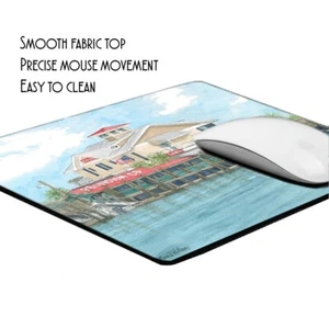 Provision Company Southport NC Ronald William Coastal NC Artist Mouse Pad - Picture 1 of 4