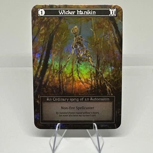 Wicker Manikin (FOIL) - Sorcery TCG - Beta - NM/M Card - Ordinary - Picture 1 of 1