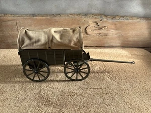 WWI Deutscher Feldversorgungswagen Hausser Elastolin 30er Jahre Blechspielzeug Postkutsche - Bild 1 von 11